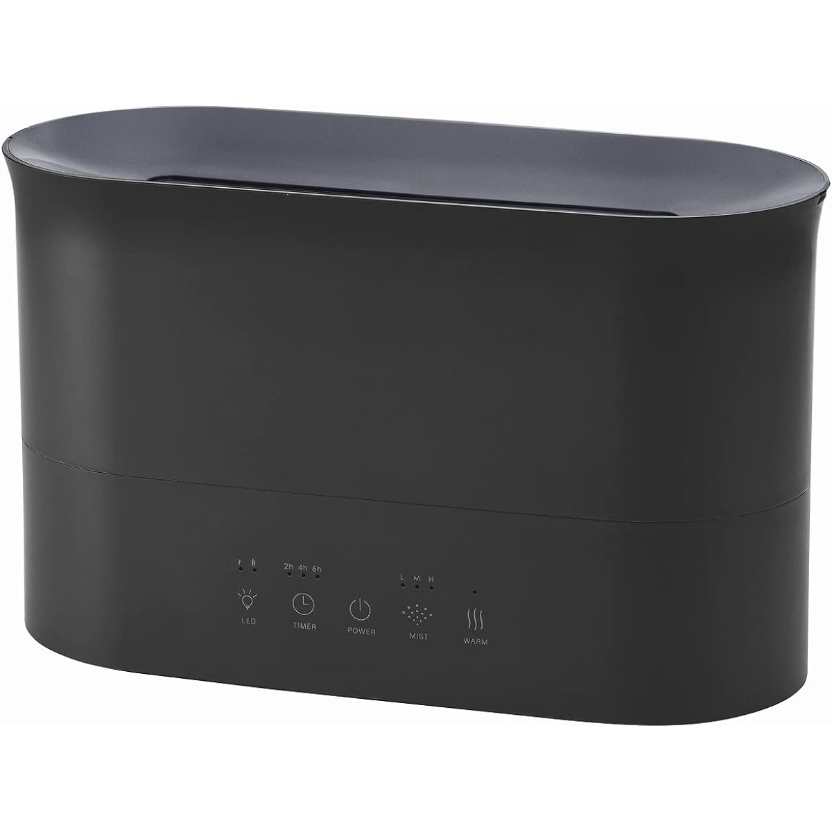 Three-up LED Hybrid Humidifier 2.2L Maximum Humidification Volume 210ml/h 6 Tatami Lumina Gray HB-T2272GY