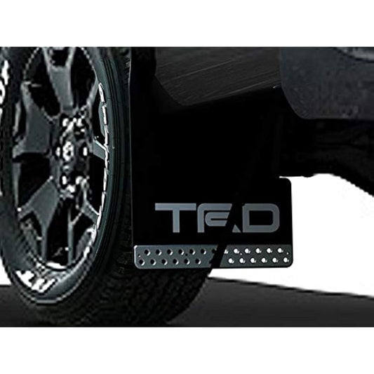 TRD Mud Flaps Black Hilux GUN125 2017/09 to 2020/08 Excludes Overfender