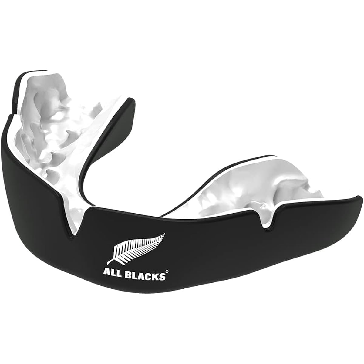 OPRO Mouthguard [Instant Custom Fit/Licensed] Sports Mouthpiece Made in England [Official Store] (For Adults, ALL BLACKS/Black)