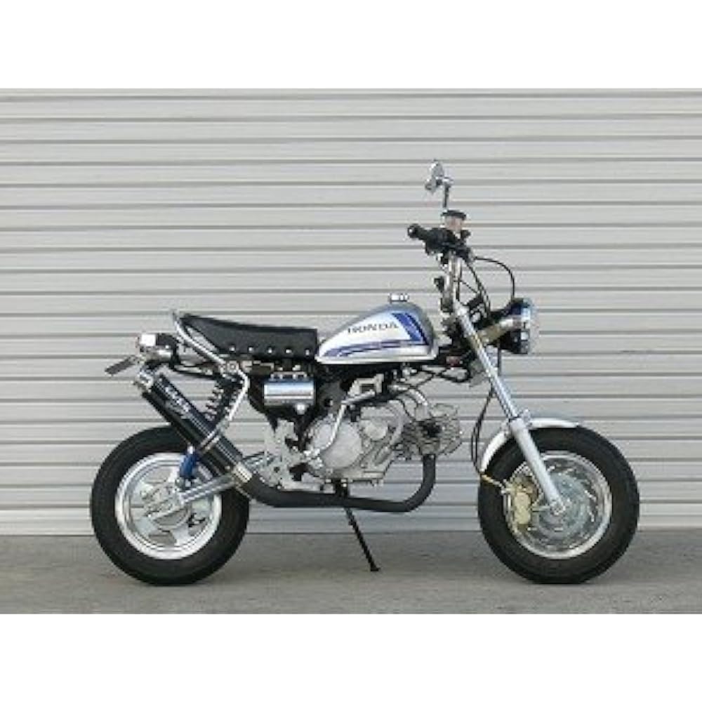 OVER RACING Full Exhaust Muffler Racing Down Steel Aluminum Muffler MONKEY Z50J [Monkey] 13-01-17BC