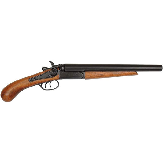 Imitation gun (ornament) Denix 1114 double barrel pistol 52.5cm USA 1881