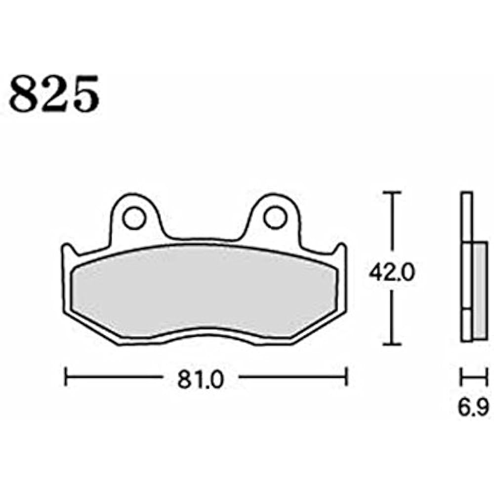 RK Brake Pad FINE ALLOY HONDA: FTR223 '00 (Front) etc. Motorcycle Motorcycle 2 Wheel 825FA55