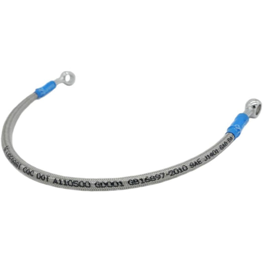 Lefossi 450mm 45cm Motorcycle Reinforced Hydraulic Brake Oil Hose Line Pipe Fitting Stainless Steel Braided Cable for Motorcycle Pit Dirt Bike Enduro Motocross Street Bike Sport Bike