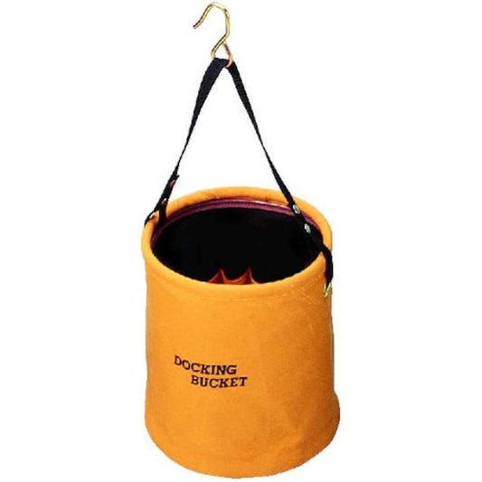 KOZUCHI No. 10 Waterproof Canvas Docking Bucket Brown Diameter 24 x Height 24cm KBD-24 BBR