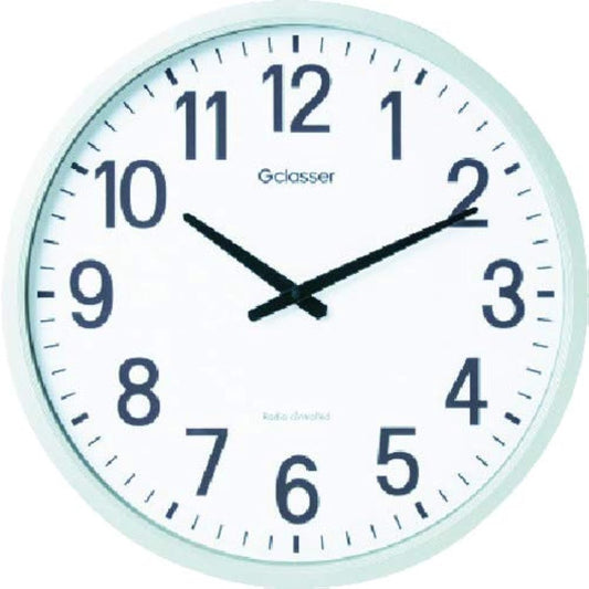 King Jim Radio Controlled Clock Zalarge White GDK-001