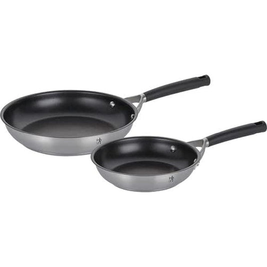 Henckels "HI Style Basic Frying Pan 2pcs Set (20cm + 26cm)" Stainless Steel Fluorine Coating Compatible with IH [Authorized Japanese Product] 40590-001