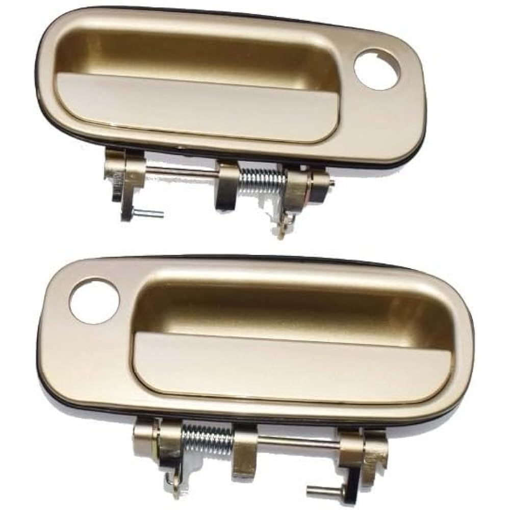 Car Parts Beige Outside Exterior Exterior Door handle Frontor Left and right LH RH drivers