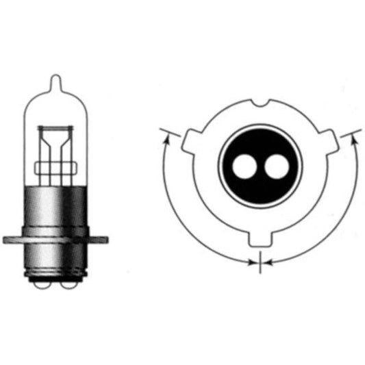 M&H Matsushima Halogen Bulb 12V40/40W (50/50W Class) White Sapphire PH12 102WS Light