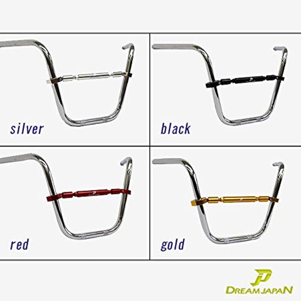 [Dream-Japan] Bike Handle Brace 22π Length Adjustment, Accessories Can Be Installed/Total Length 260mm-300mm/4 Colors Available/Monkey/Ape/CB/XJR/ (Black)