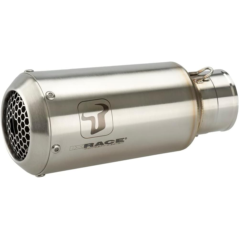 IXRACE KTM DUKE 125-200-390/RC 125-200-390 '17-'18 MK2 Conical Short Slip-on Muffler IX-AM3257S