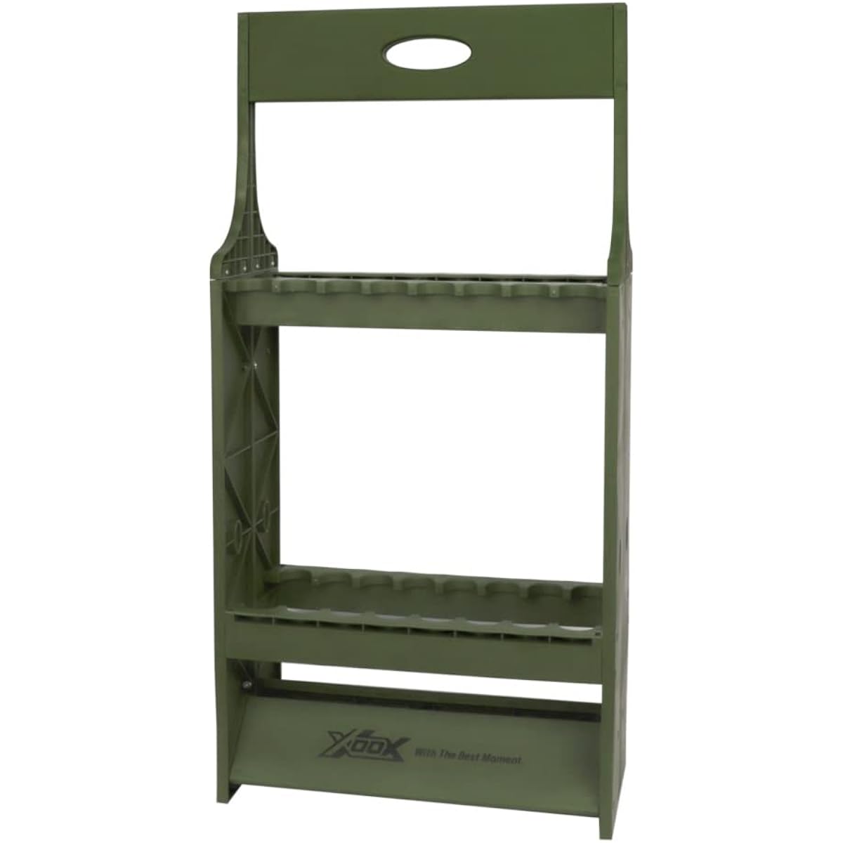 XOOX rod stand 16 pieces khaki green