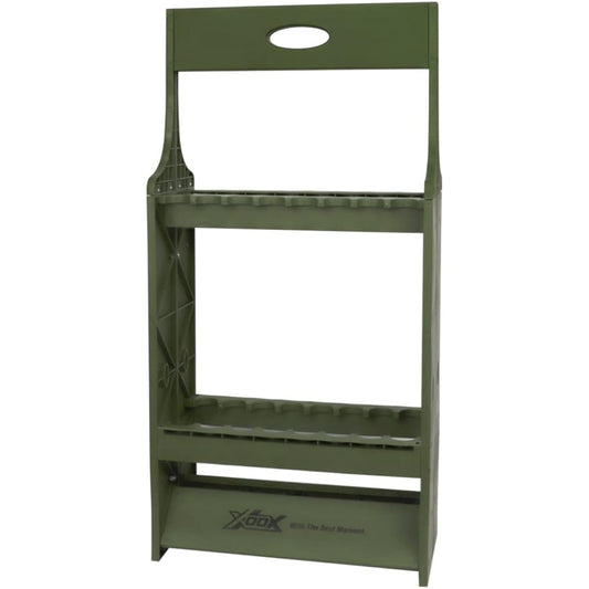 XOOX rod stand 16 pieces khaki green