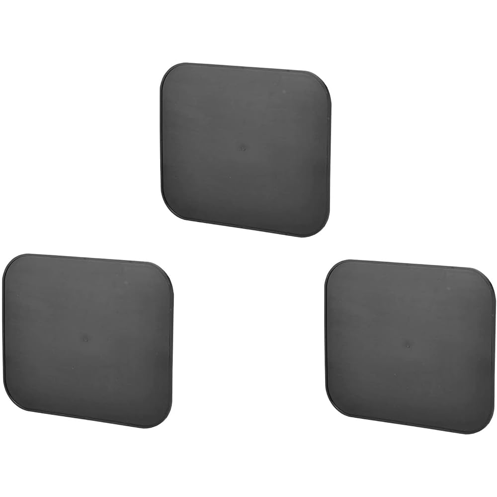 Kijima Motorcycle Bike Parts Bib Plate Square 250 x 300mm 3 Pieces Black 305-35241
