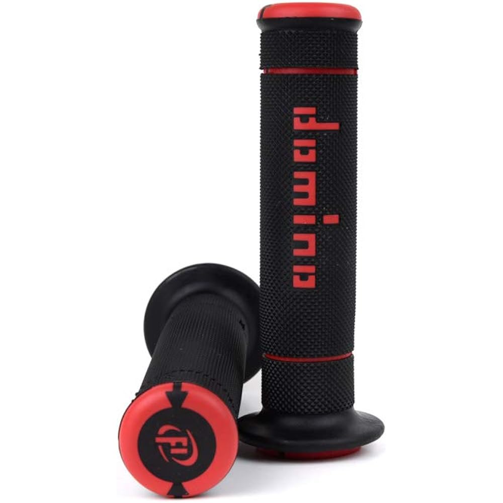 Domino Trials Handlebar Grips Red & Black Beta Sherco Gas by Domino