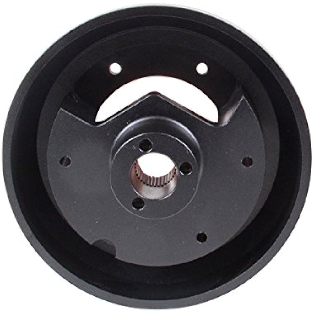 NRG Innovations NRG-SRK-141H Racing Style Style Steering Wheel Quick Release Short Hub Adapter 6 x 70mm Bolt Pattern Black Body