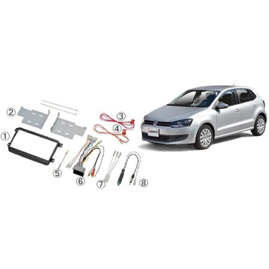 Kanatechs (Kanatechs) Car AV trade-in kit for VW (for 200mm wide navigation) [GE-VW202WG]