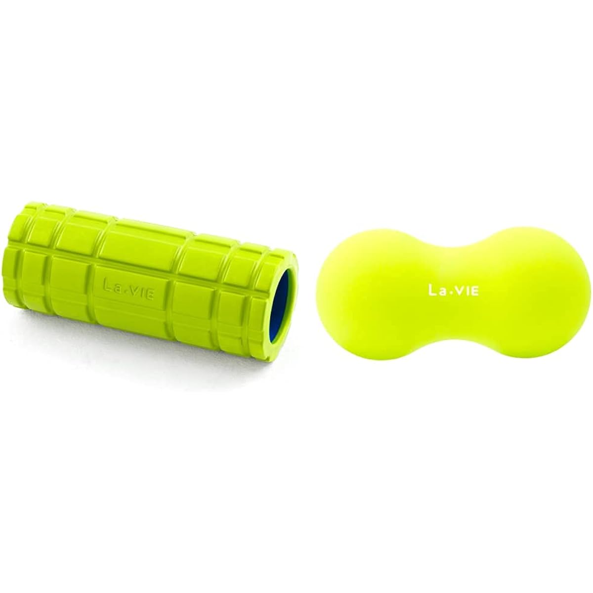 La-VIE Stretch Roller, Relaxation Roller, Soft Massage Roller 3B-3904 & Yawako Stretch Ball, Massage Ball [Set Purchase]