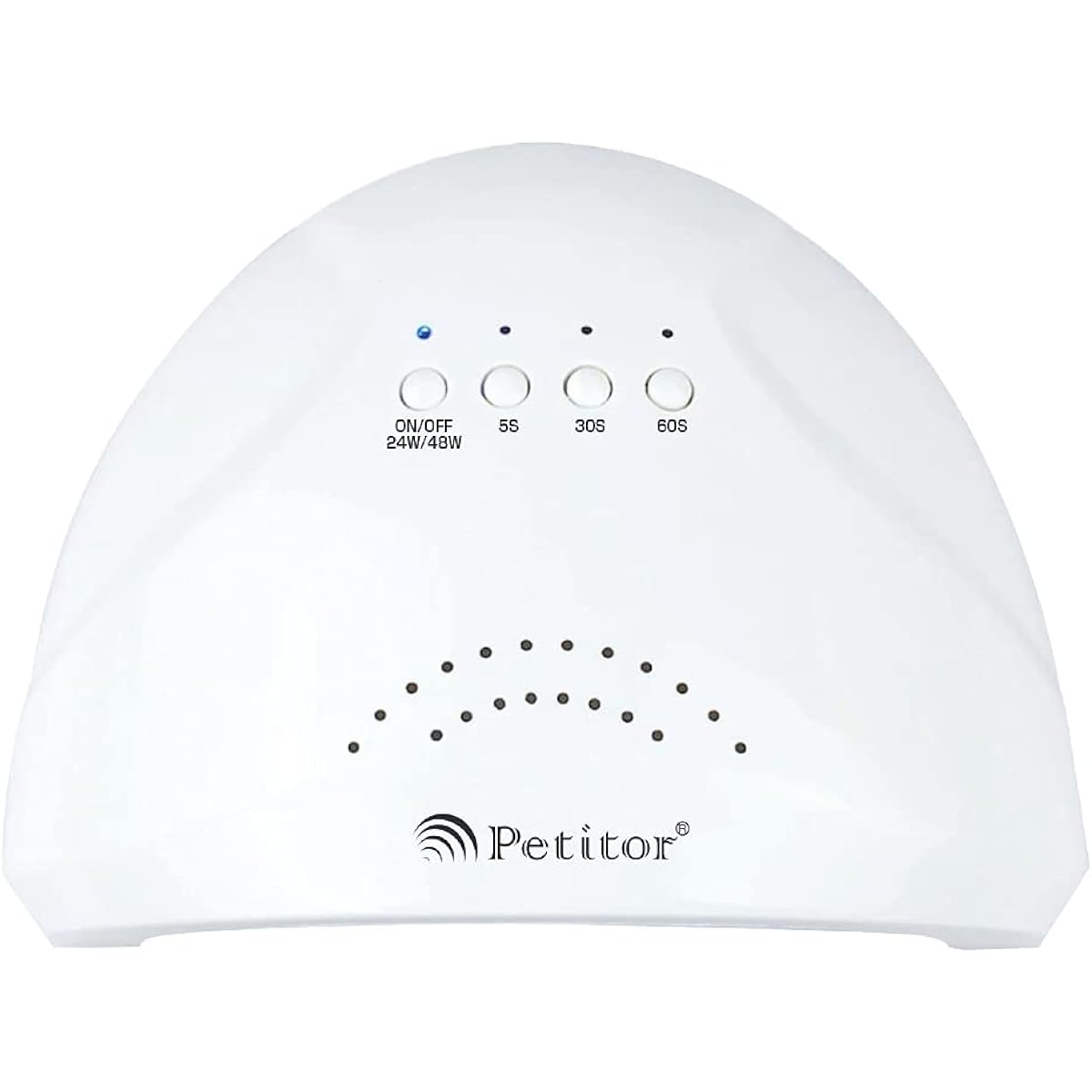 Gel Nail Light UV LED Light 48W White Automatic Lighting Sensor Switch with Timer [Petitor Pure Shine LED] LED Nail Light UV Light