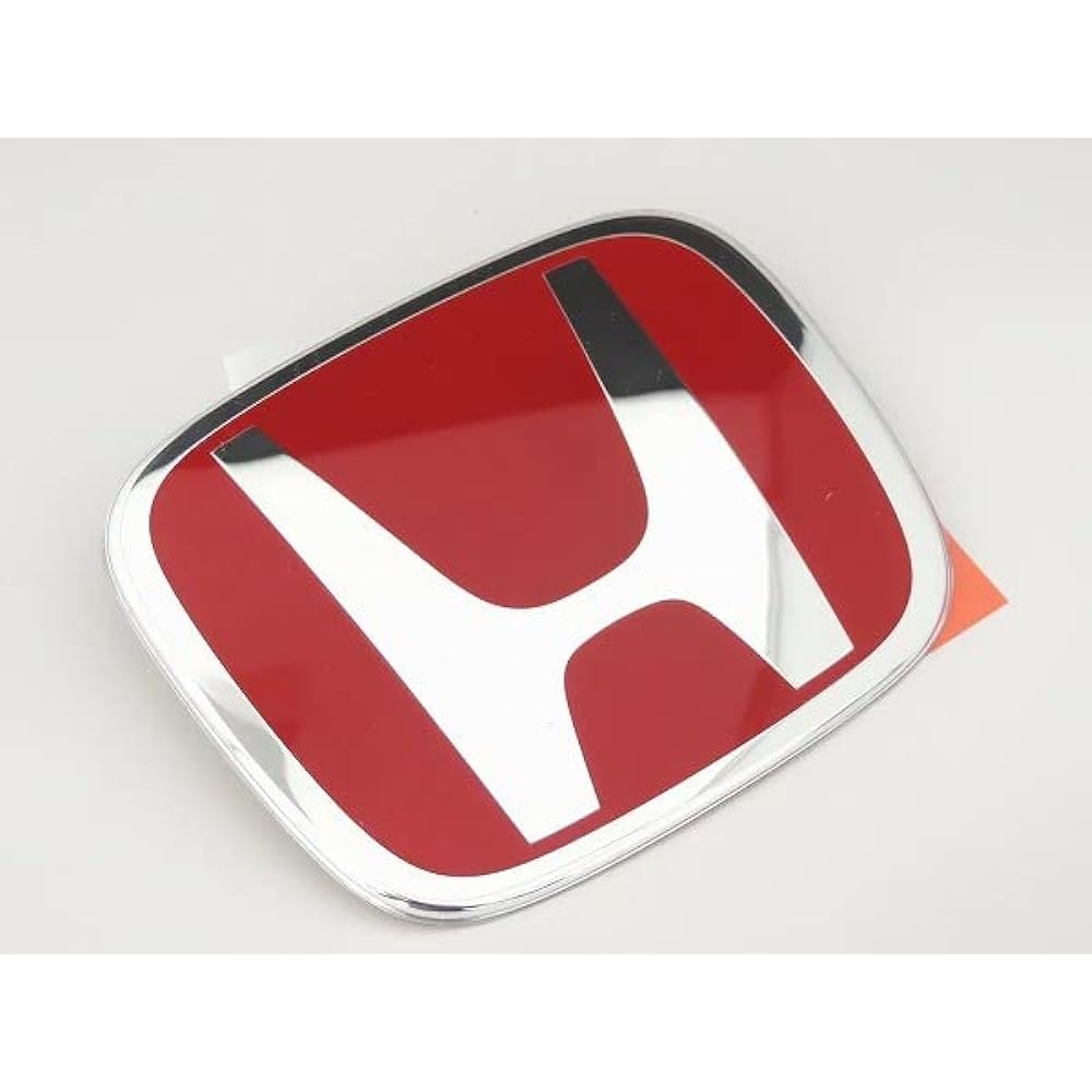 Red emblem for TYPE-R N-BOX custom approx. W123mm x H100mm H emblem H mark diversion