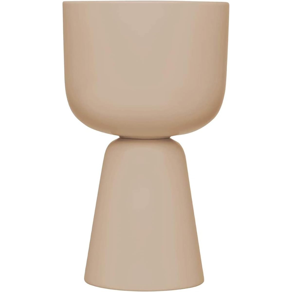 [Regular Imported Product] Iittala Nappula Plant Pot 260 x 155mm Beige 1052355
