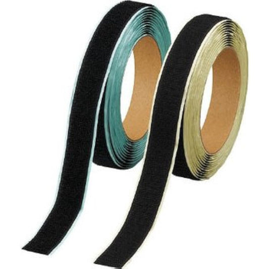 TRUSCO Magic tape, weak adhesive, 100mm x 5m, black TPD-1005MTS-BK