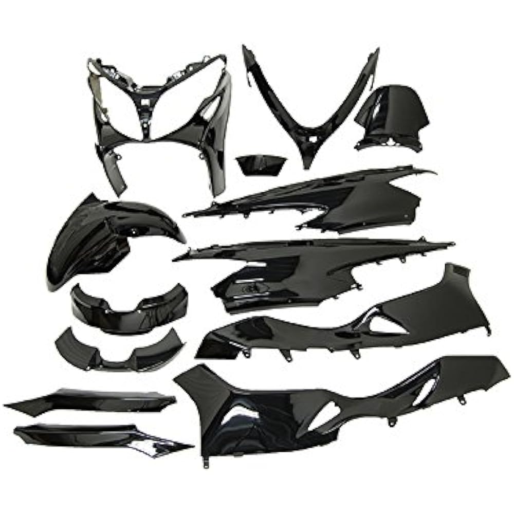 Bike Parts Center Exterior Set 13 Pieces Black Painted Suzuki Skywave 250 CJ44A CJ45A CJ46A 3066