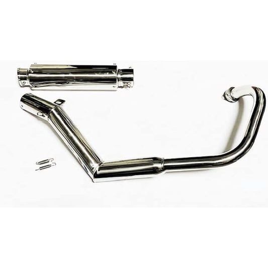 W2-22* Outlet Ape 50 Compatible with APE Muffler Wands Pipe Full Set Full Exhaust with Slash Silencer Exhaust pipe specifications can be selected (Exhaust pipe specification (stainless steel) normal inner)