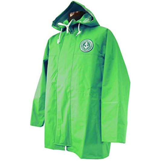 KURAHUTERU Ikari Fisherman Rain Wear with Jumper Tape 2L Green 11EA045