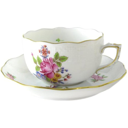 HEREND PT Printemps Tea Cup & Saucer [Parallel Import] 724