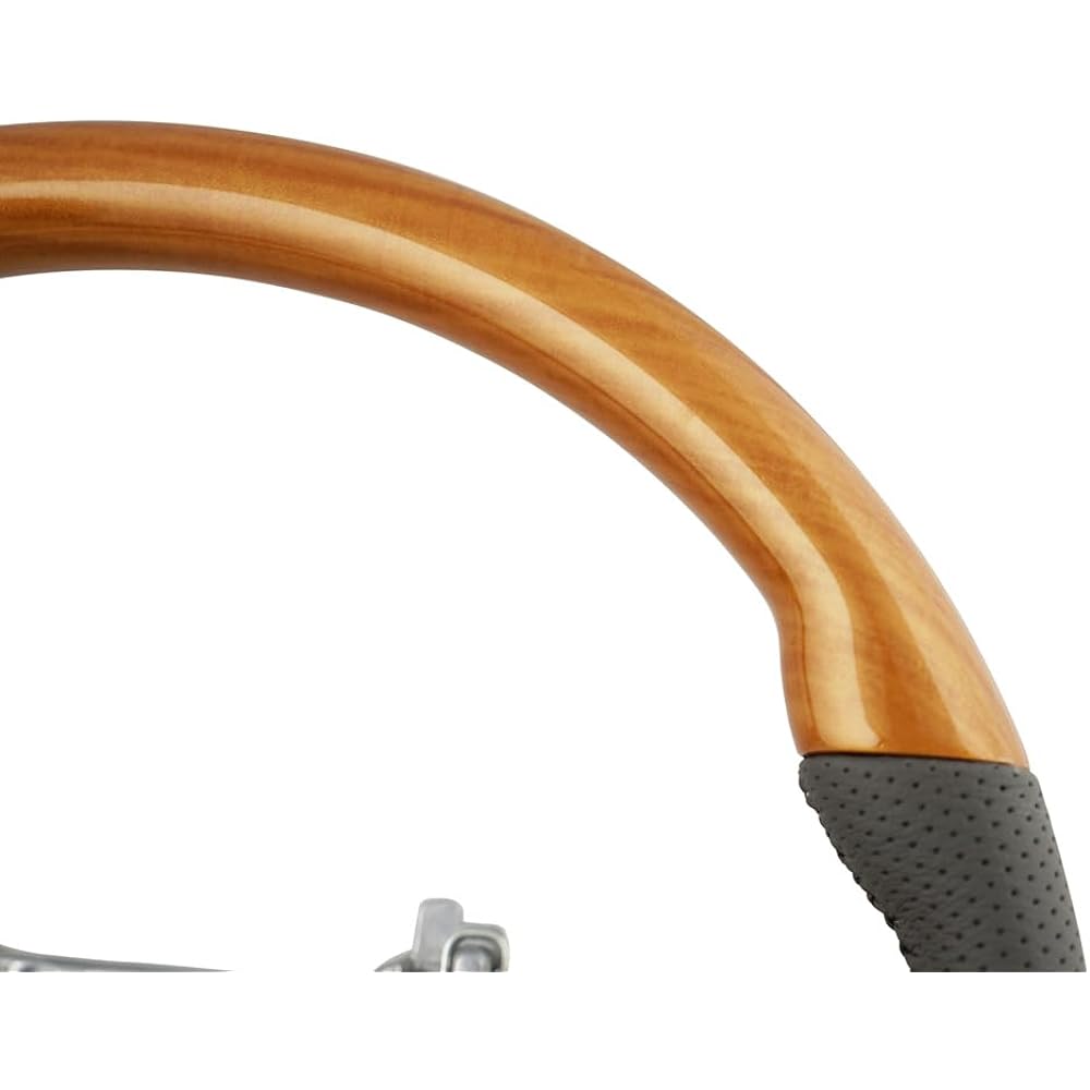 Every Wagon DA17W Gun Grip Steering Eucalyptus Tea Wood Grain