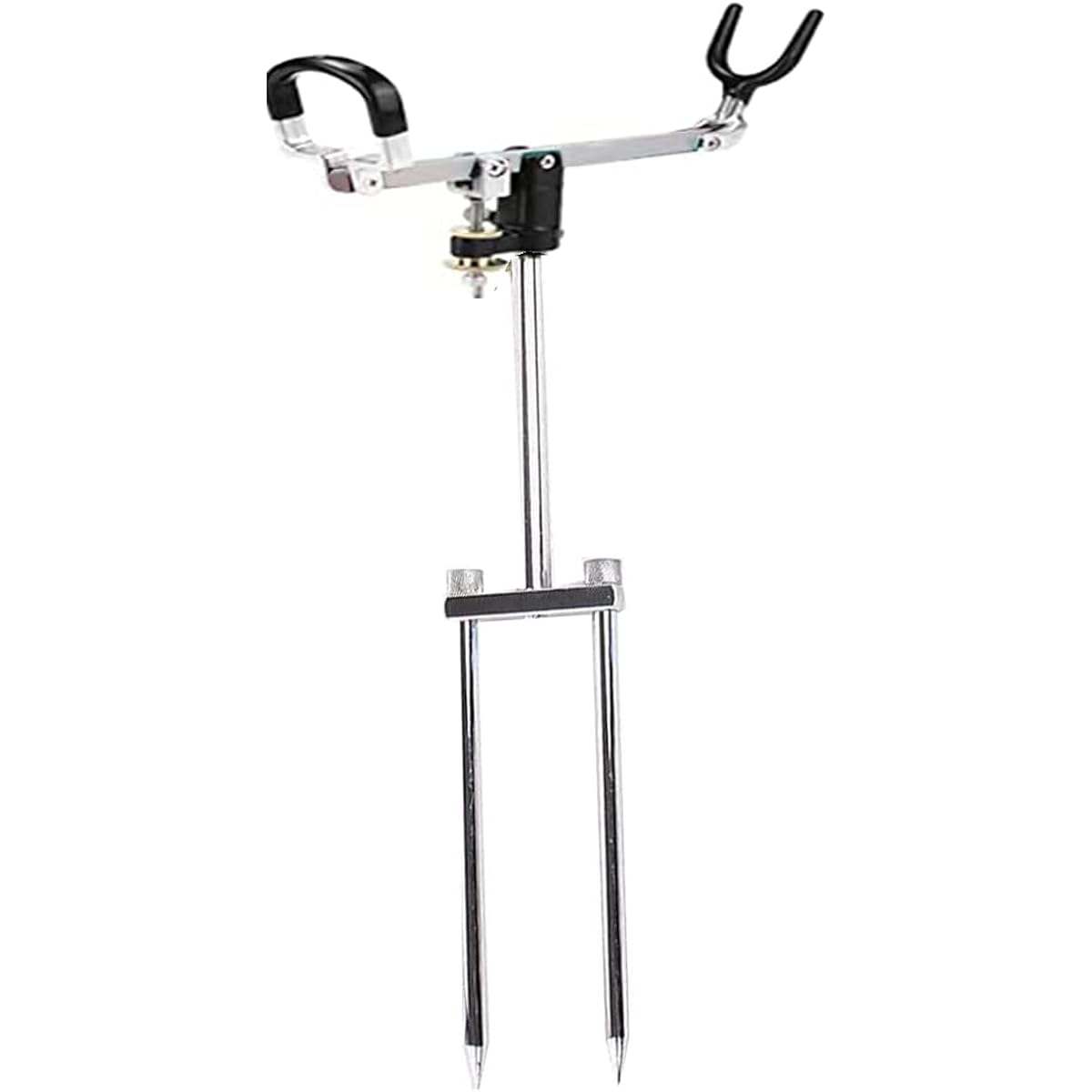Fishing Rod Bracket Rod Stand Piton Rod Holder Foldable Rod Holder Angle Adjustable Support Stand for Outdoor Fishing