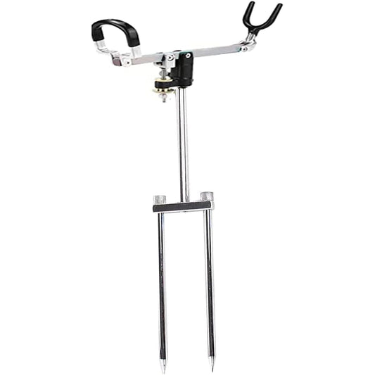 Fishing Rod Bracket Rod Stand Piton Rod Holder Foldable Rod Holder Angle Adjustable Support Stand for Outdoor Fishing