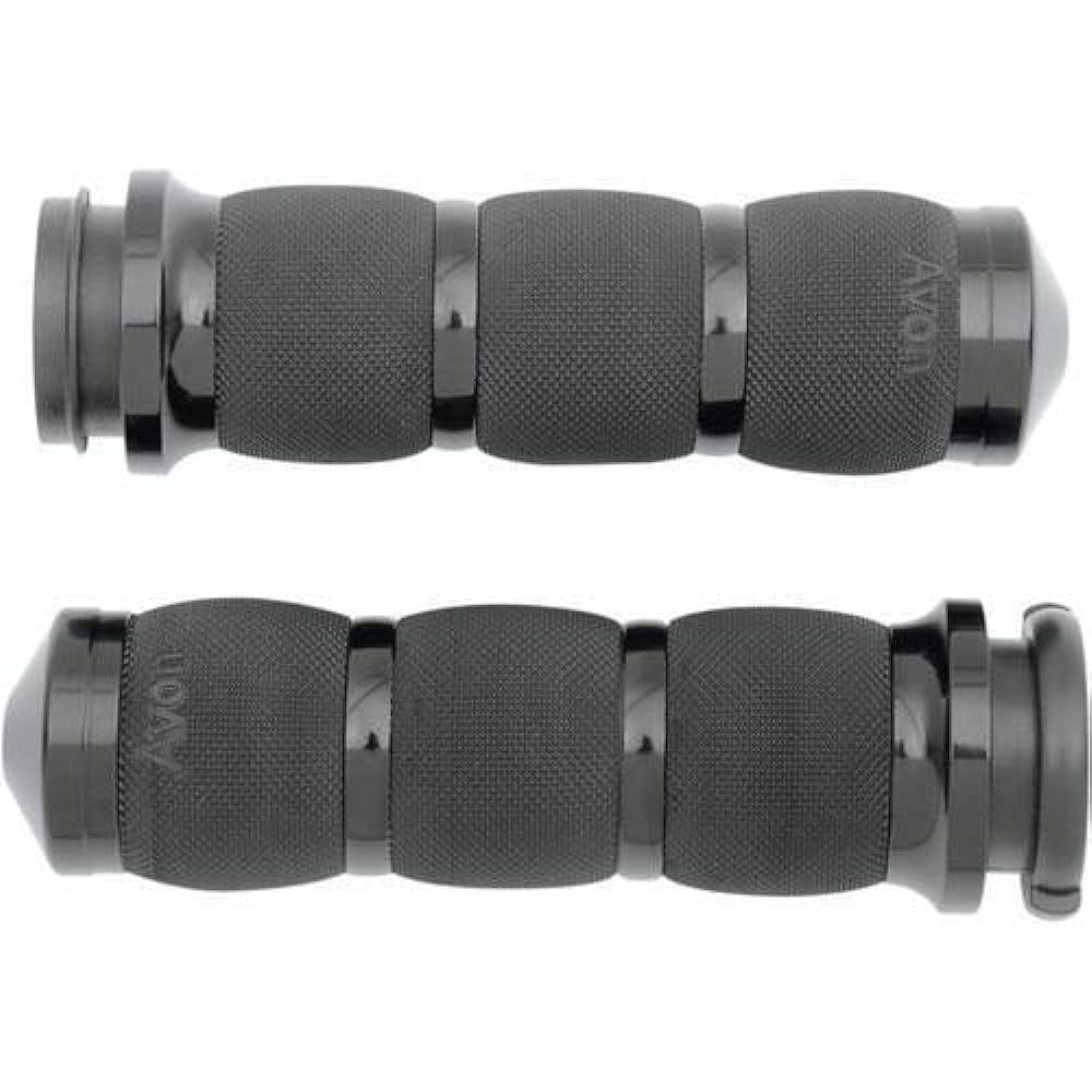 Avon Black Alumite H-D Throttle Slide Air Cushion Grip 1981-2011 HAR