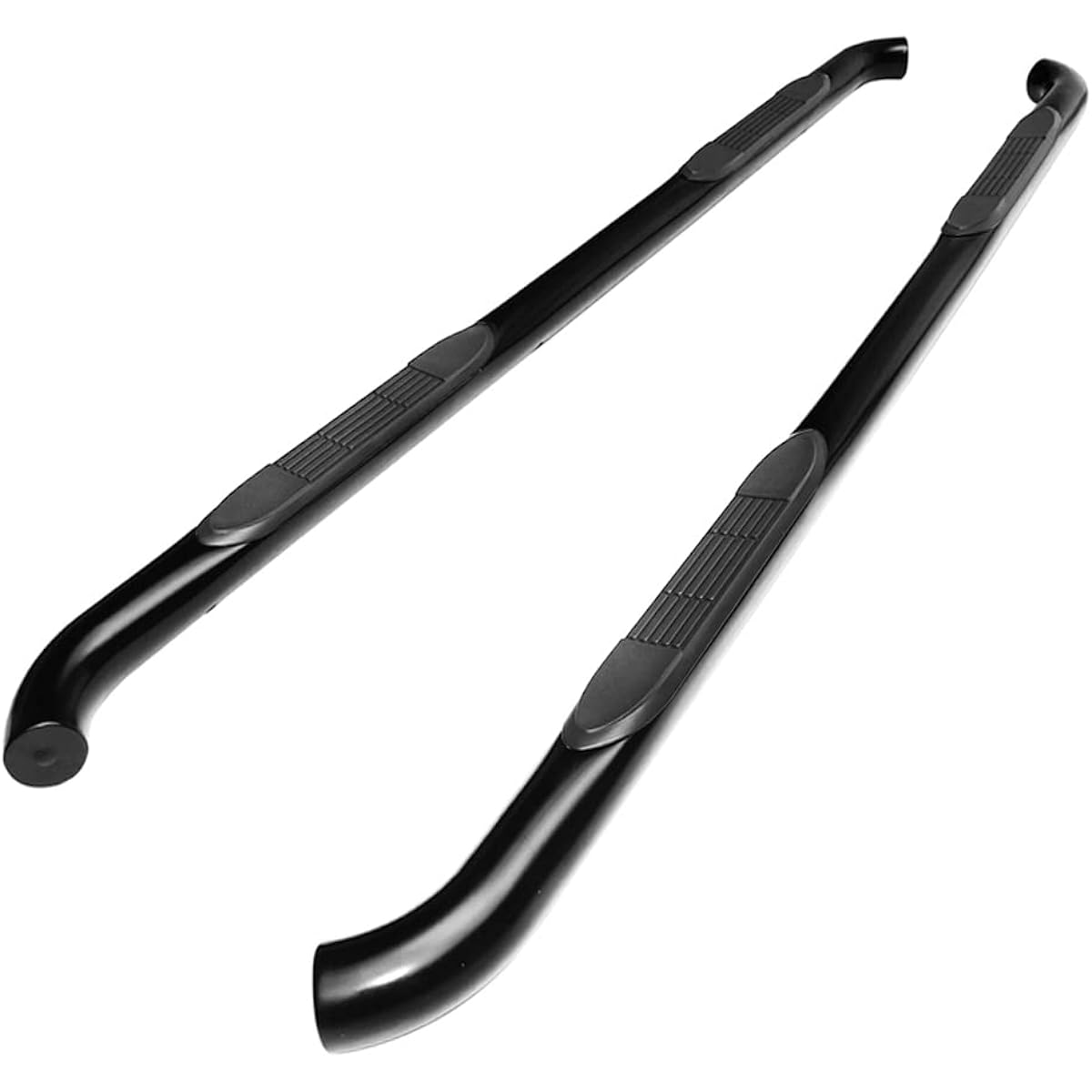 MAXMATE Premium 2018-2023 JEEP WRANGLER JL 4 Door 3 inch Black Side Step Running Board Bar (with 2 Bracket Kit) | WBJ31038
