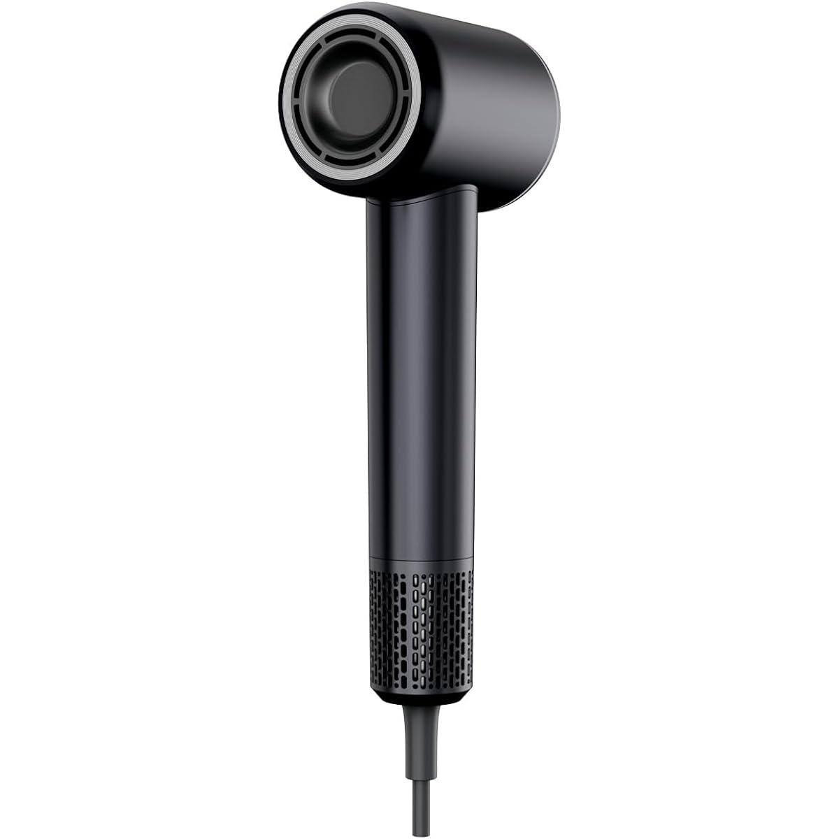 [PLATA] Dryer, Negative Ion Hair Dryer, Large Air Volume, Quick Drying, High Speed Micro Motor, Equipped with Hot/Cold Mixing Mode, Magnetic Attachment, 900W, 3 Levels of Air Temperature Adjustment [Black]