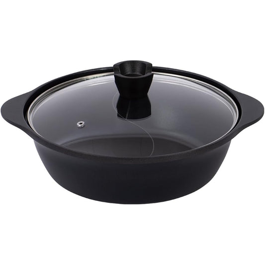 Takeda Corporation [Pot/2-color pot/26cm] Black 33.5 x 29 x 14.1cm IH compatible 2-color pot 26cm KNSN-26BK