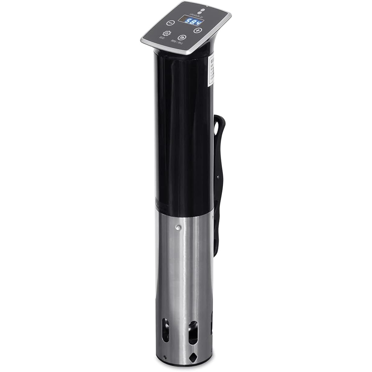 ottostyle.jp Low temperature cooker IPX7 Waterproof Home use Simple Touch panel Timer function With alarm 25 degrees to 90 degrees Temperature setting Friendly design 1100W High power Can be fixed in 3 positions Slim slow cooker Sous vide cooking machine