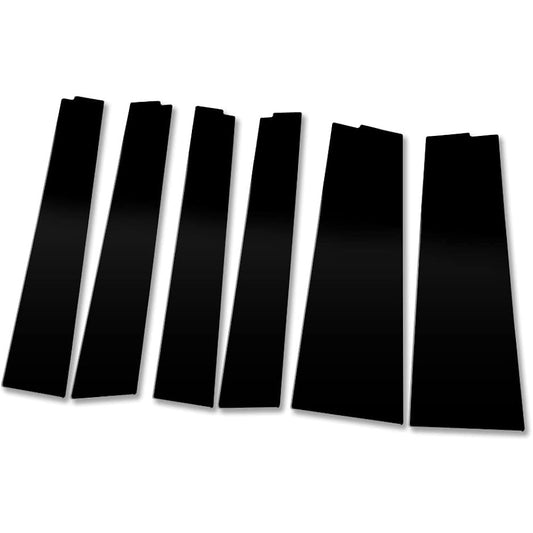 YOURS: 90 Series Voxy Noah Exclusive Pillar Garnish 6PCS [Piano Black] [Vehicle with Genuine Side Visor] VOXY NOAH Custom Parts Accessories Dress Up TOYOTA y402-019 [2] S