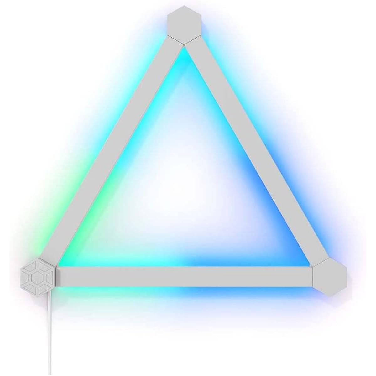 Nanoleaf Lines 3-Pack Expansion Pack Smart Light Gaming Light Bar LED Light 16.8 Million Colors RGBCW Multi-color Wide Light Distribution Light Bulb Color/Daylight White Compatible Dimmable Color Indirect Lighting Wall Mounted Light Easy Installation Ale