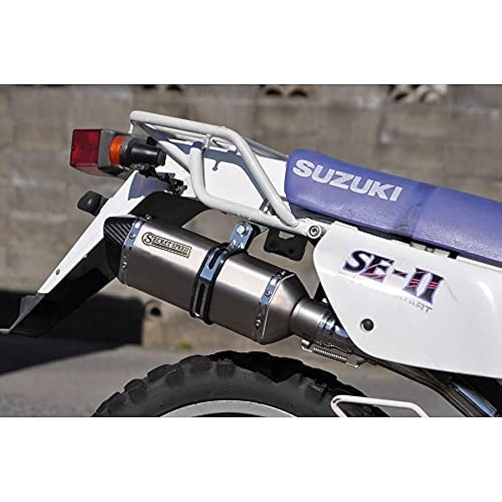 SECRET SPEED Suzuki Jebel 125 (SX125) Bike Muffler Dry Carbon Motard Deformed Slip-on SUS Stainless Steel Muffler DJEBEL125 ss-201-r05