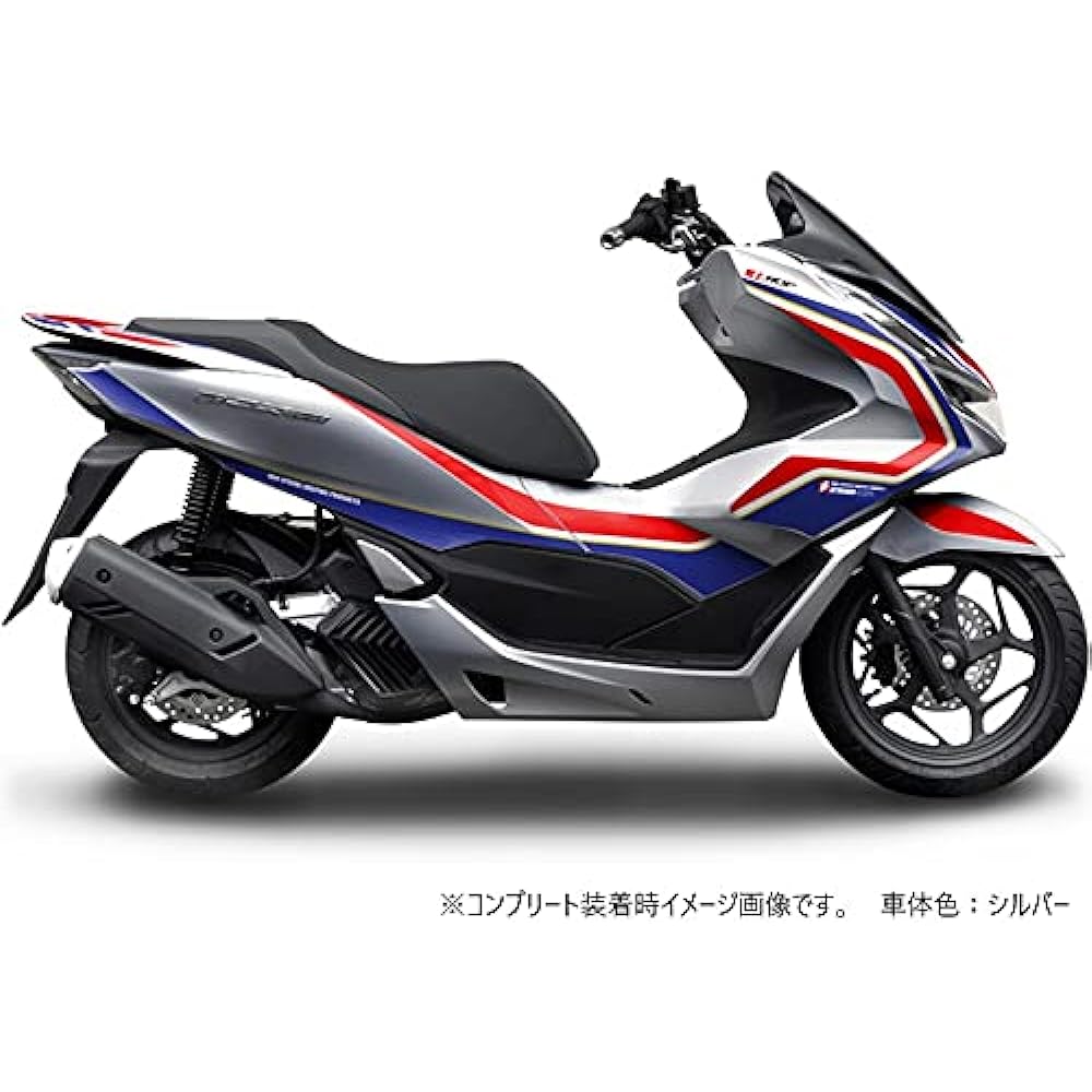 MDF Graphic Kit Tricolor Front Side PCX 21-/PCX160/PCX e:HEV M21PCX-A-TR-FS