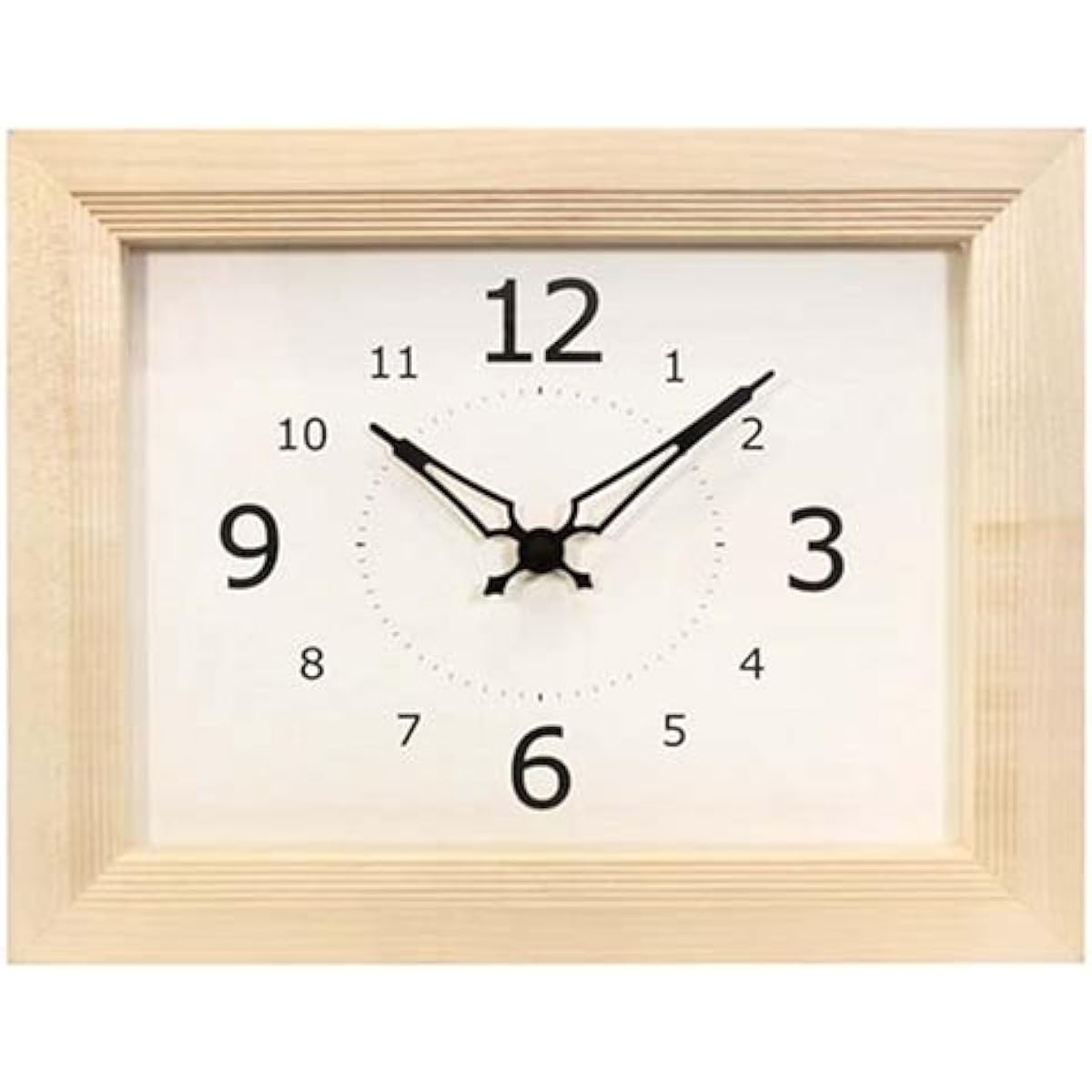 La-Luz Rib Clock Rectangle 107352