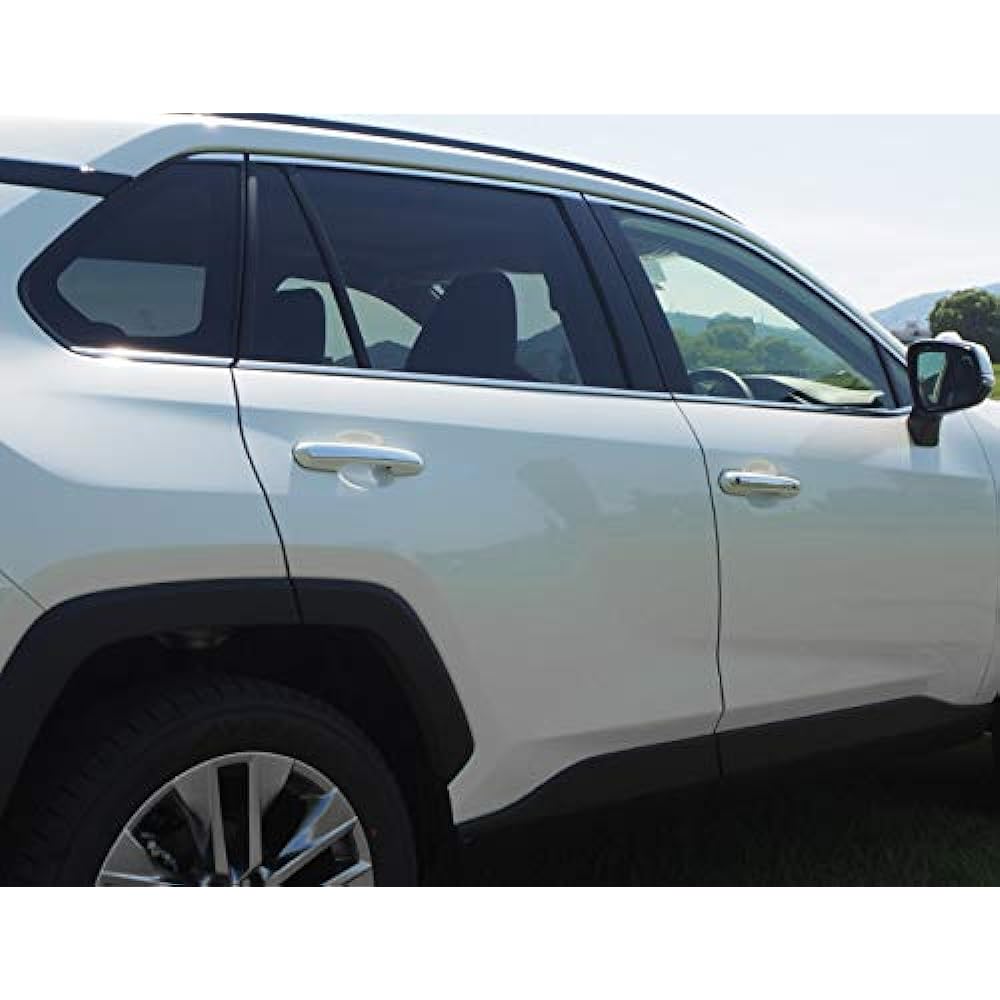 Samurai Produce Toyota RAV4 50 Series Window Trim Garnish Left and Right Set 6P Mirror Finish