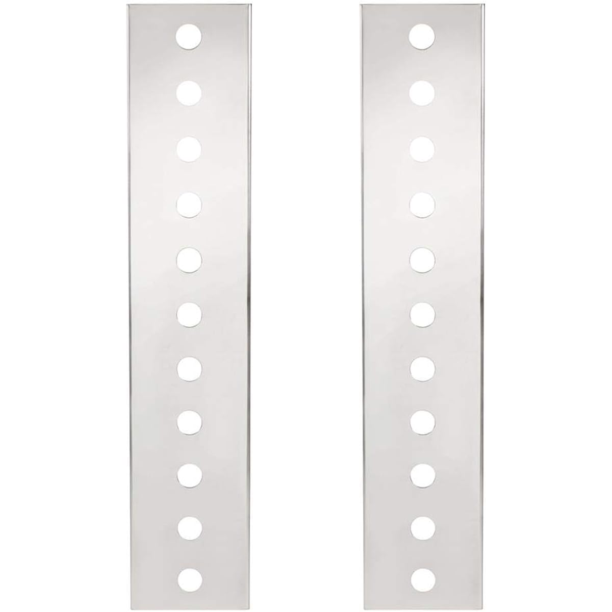 UNITED PACIFIC 30069 Peterbilt Stainless steel front air cleaner bracket only -22 mini light cutouts.