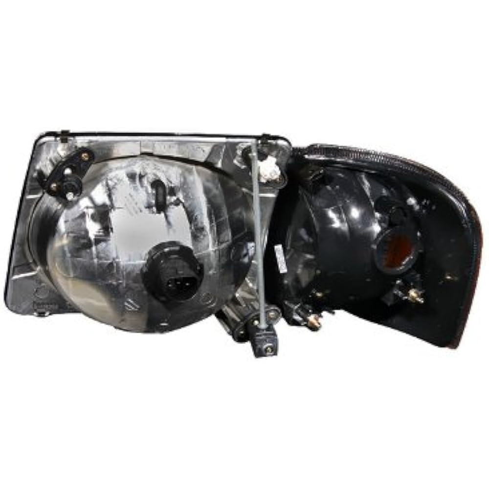 Anzo USA 111041 Ford Explorer Sport Track Crystal Black Headlight Assembly- (sold in pairs)