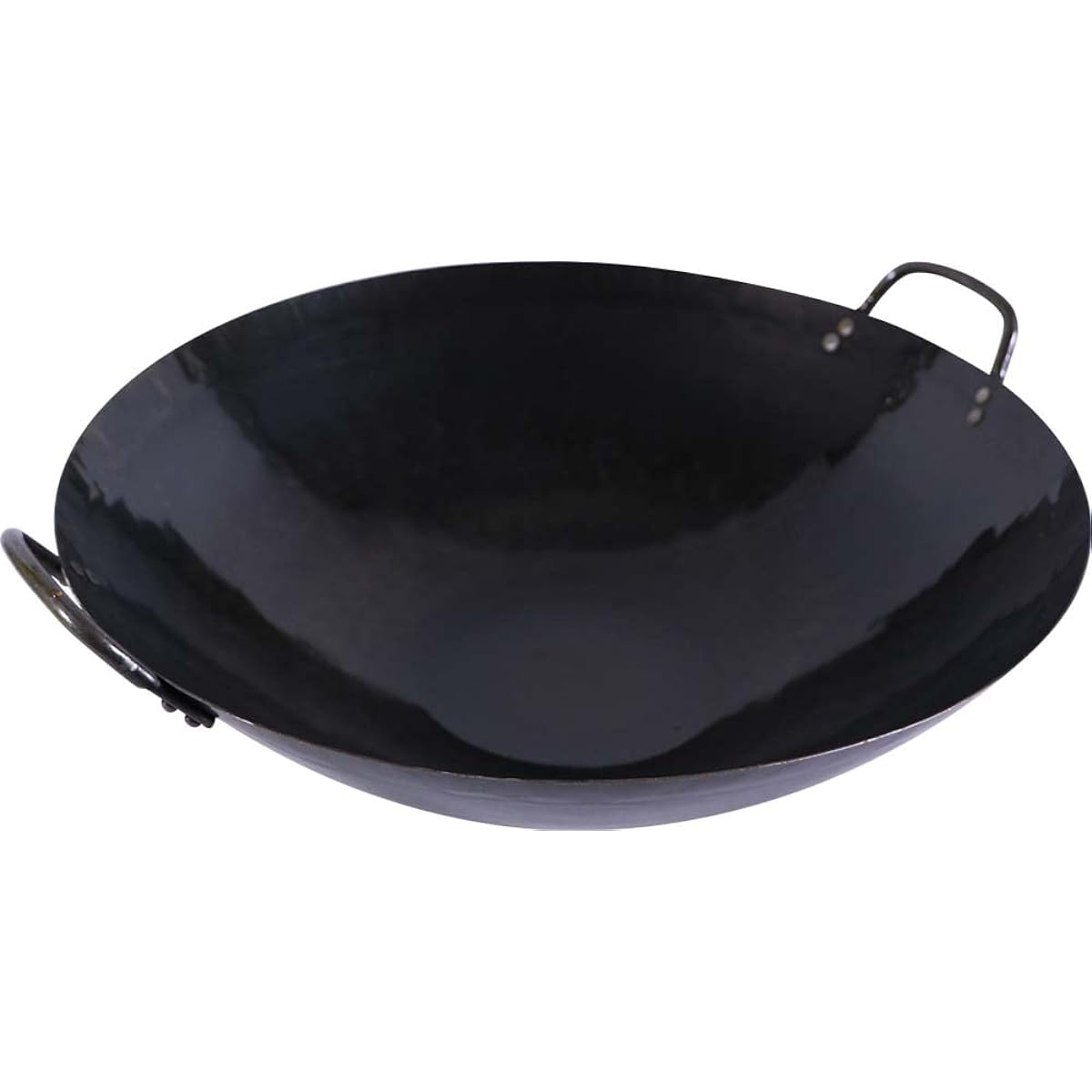 Yamada Kogyo Two Handed Wok 45cm Commercial Iron Pot Iron One Handed Wok 001006