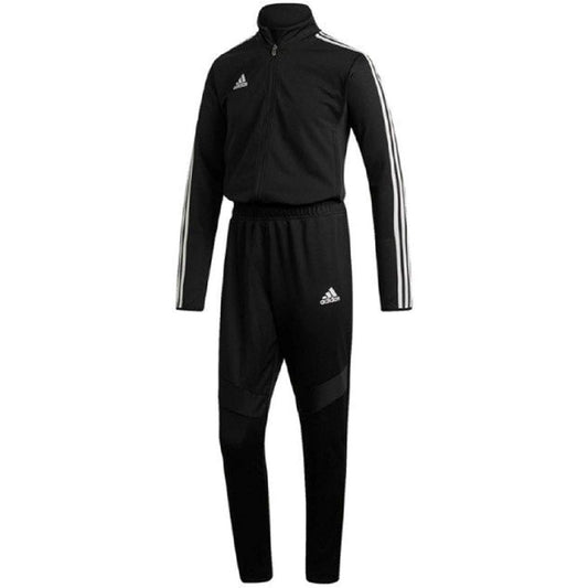 [Adidas] Japan National Soccer Model TIRO19 Goalkeeper Overalls Warm-up Wear Jacket x Long Pants Top and Bottom Set Jersey L (172-178cm) Domestic Genuine Product FJU00 Black/White