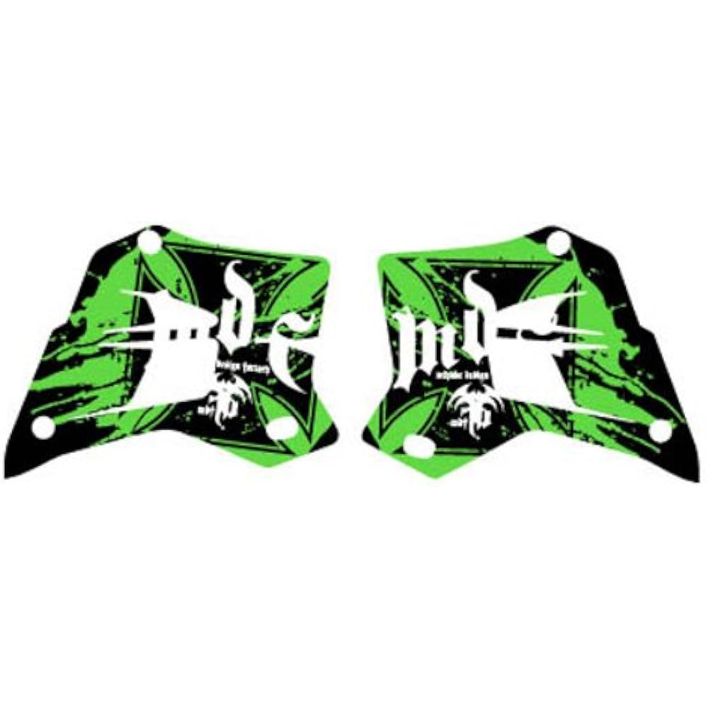MDF Graphic Kit Shroud Set Bloody Model Lime Green KDX220SR(94-99) MKDX220-C-GR-SH