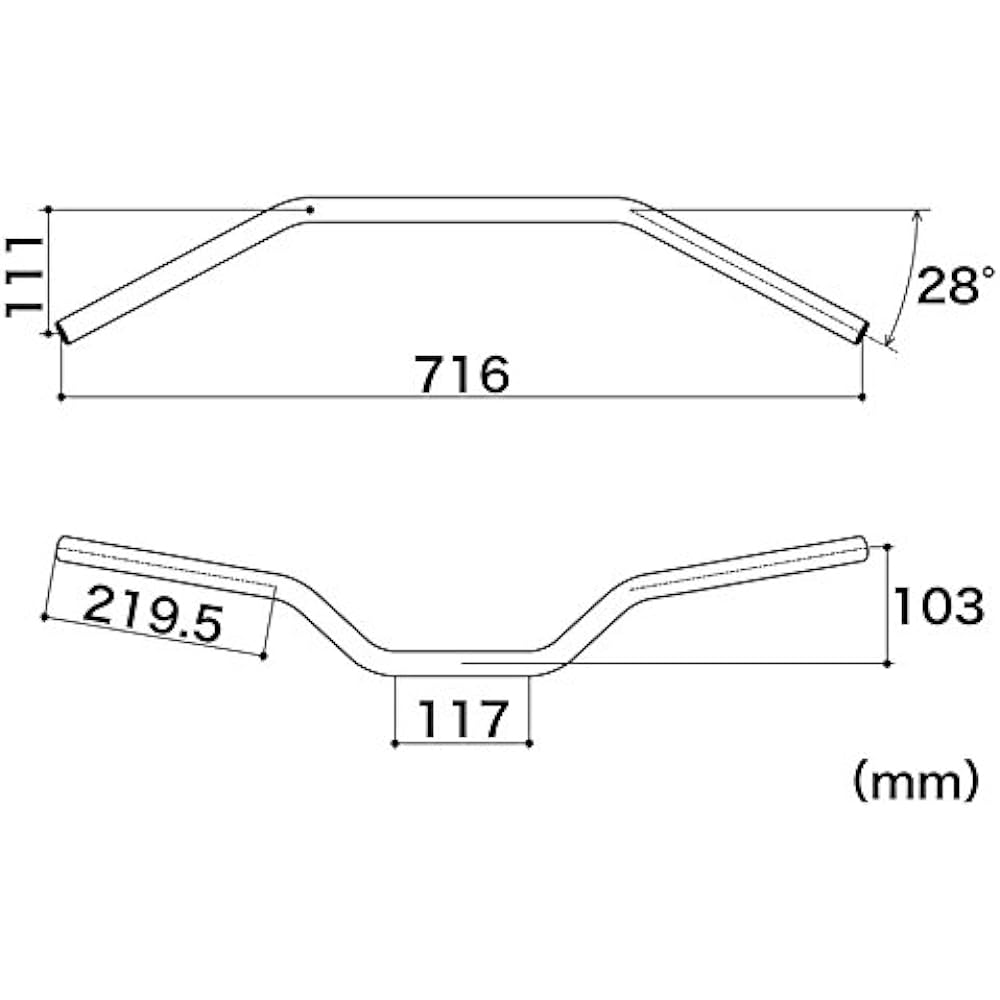 Special parts Takegawa aluminum handle pipe matte blue GROM MSX125 MSX125SF 06-01-2521