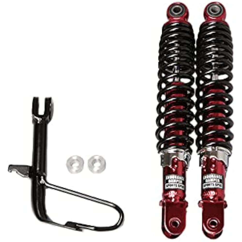 ENDURANCE EL524K1YA1 Bike Low Down Kit, Red Body, Black Spring, PCX